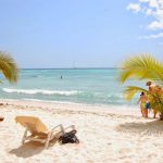 Picture of white sand beach Saona Island Dominican Republic