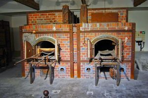 Picture of crematory ovens at Dachau Concentration Camp