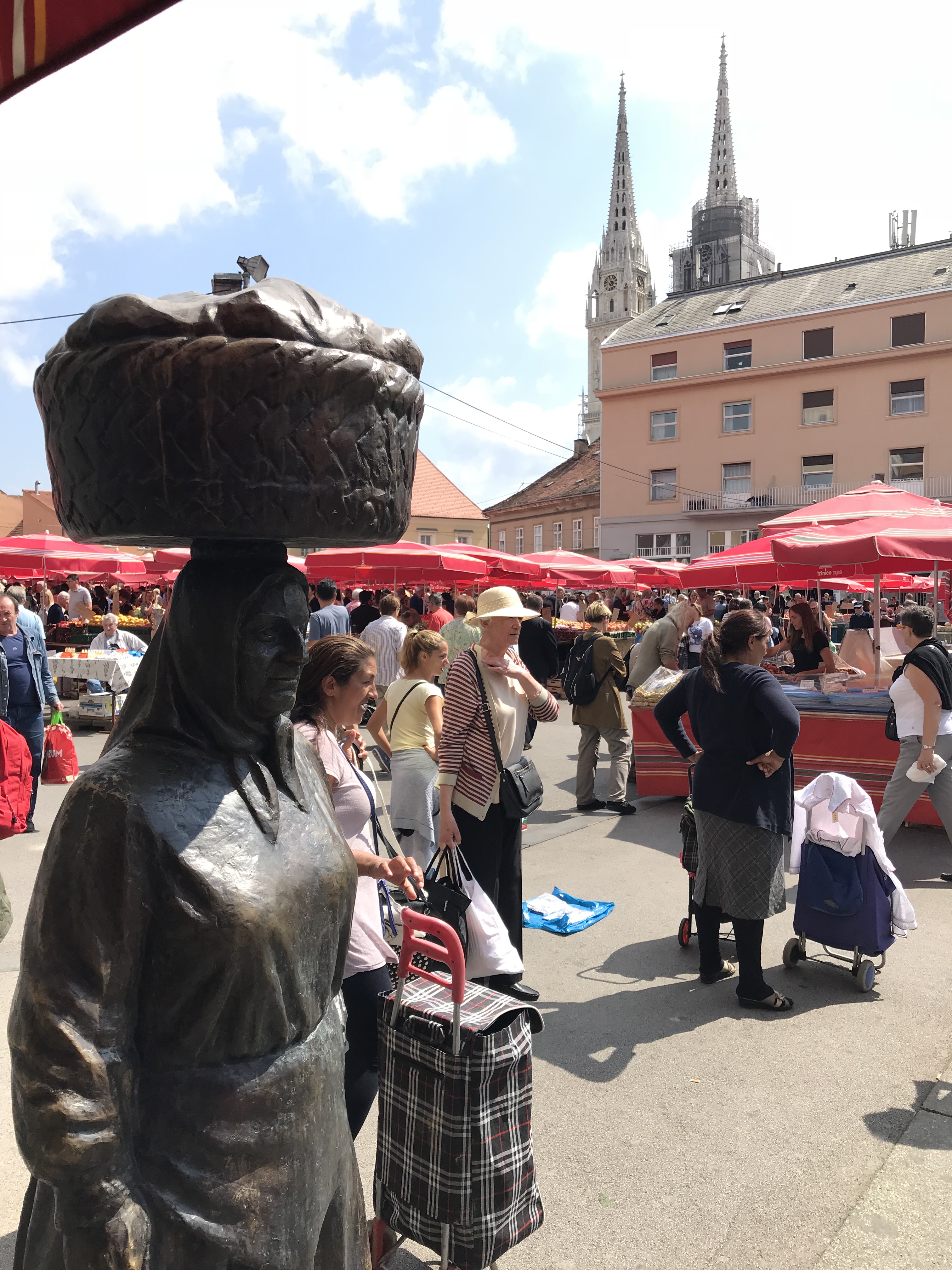 Picture of European Market in Croatia