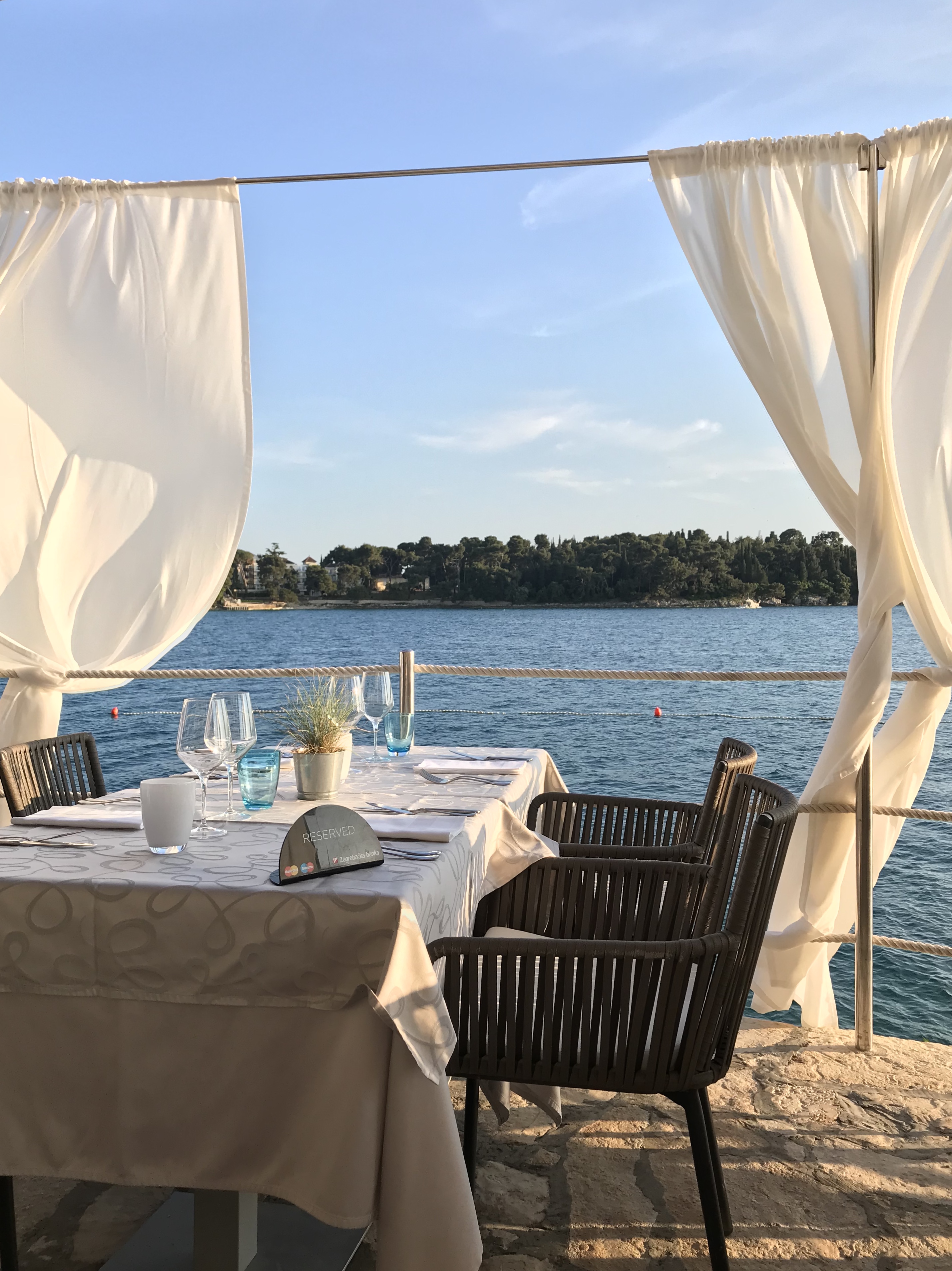 Picture of dining by the sea